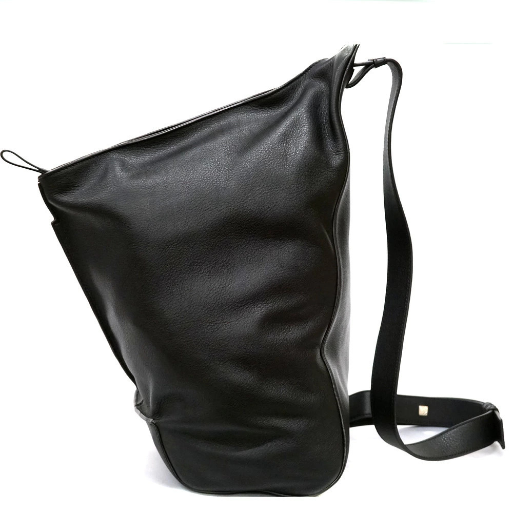 Loewe Backpack Leather Rucksack Anton Daypack Black